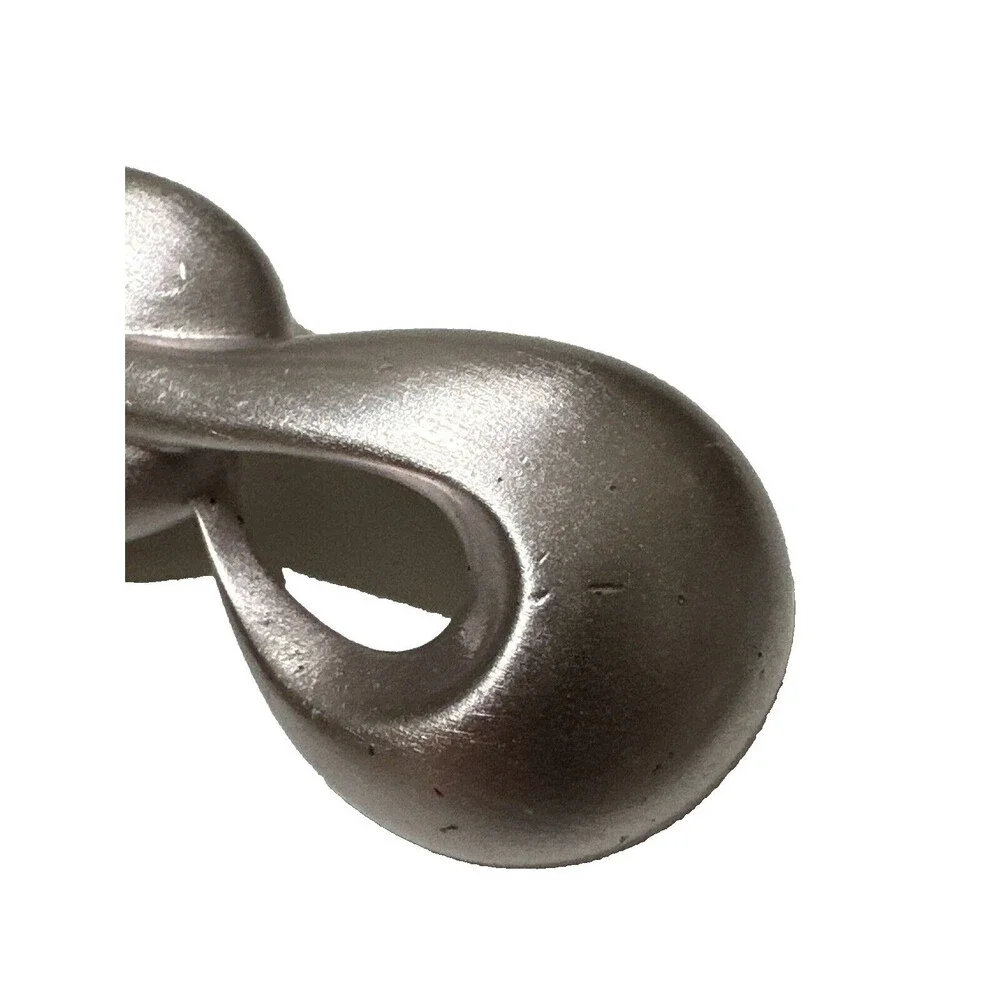 Vintage MONET MCM Modernist Abstract Swirl Loop Brooch Pin 3